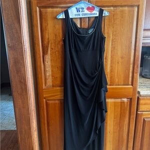 Alex Evenings Black Asymmetrical Dress